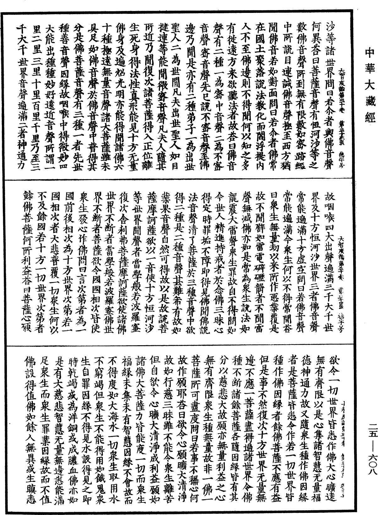 大智度論《中華大藏經》_第25冊_第608頁