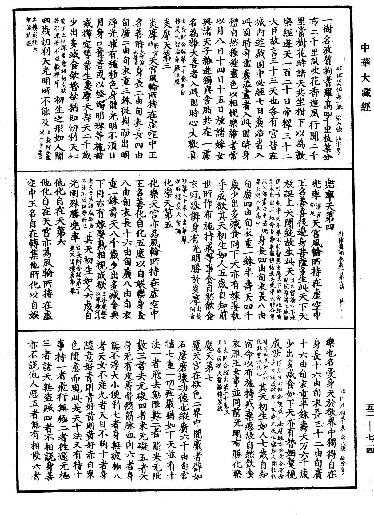 经律异相《中华大藏经》_第52册_第724页