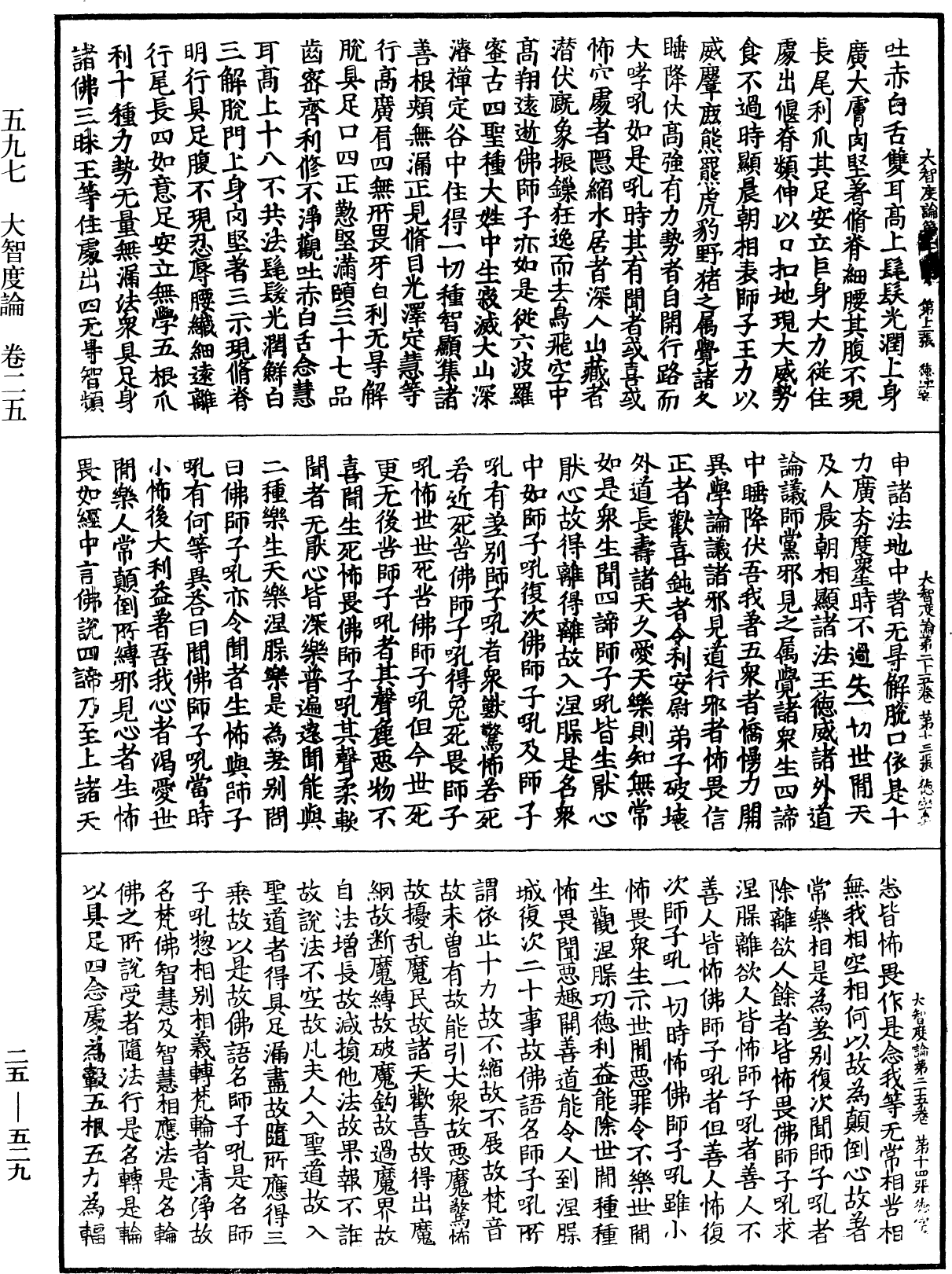 大智度論《中華大藏經》_第25冊_第529頁