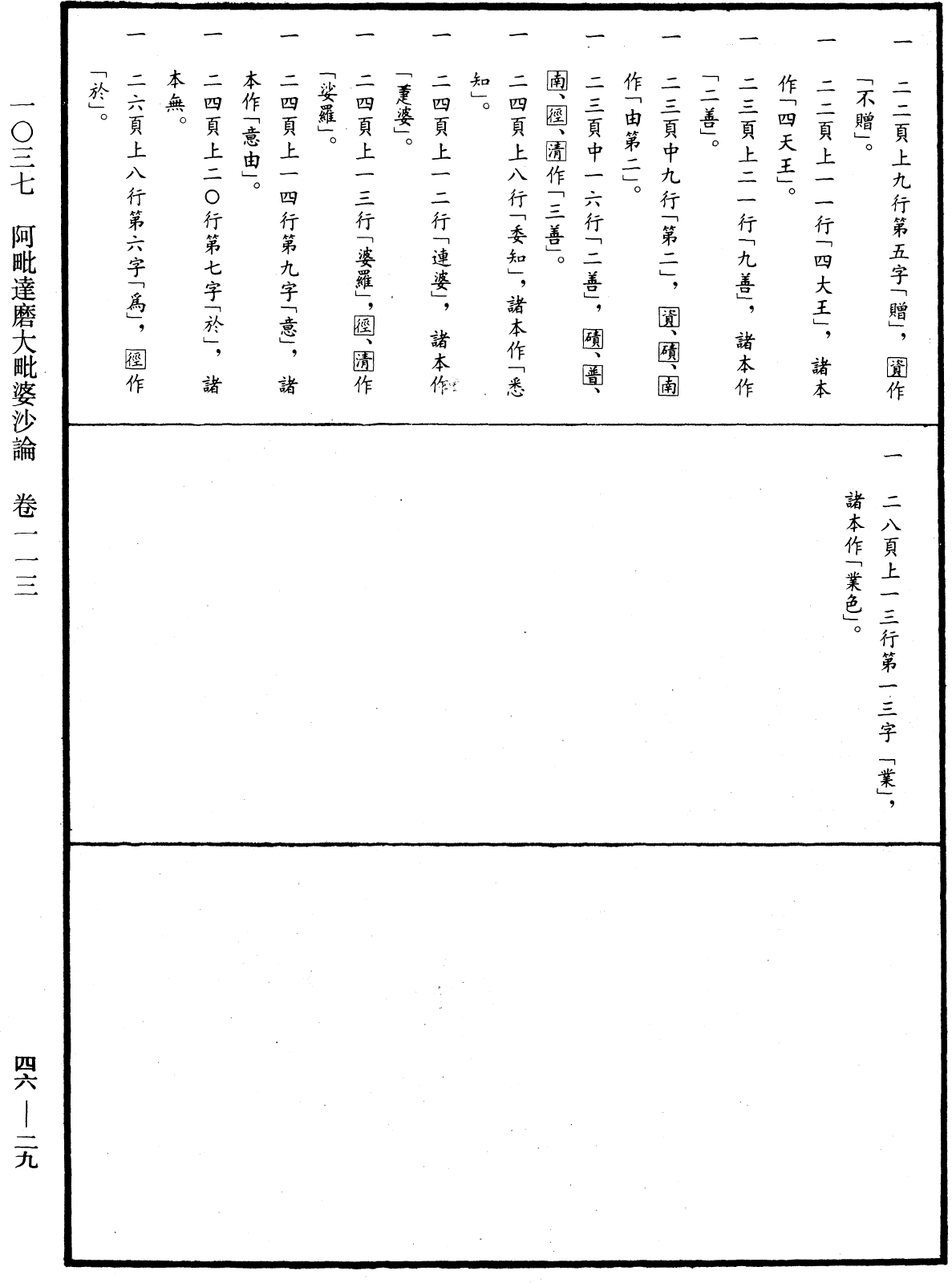 阿毗達磨大毗婆沙論《中華大藏經》_第46冊_第0029頁113