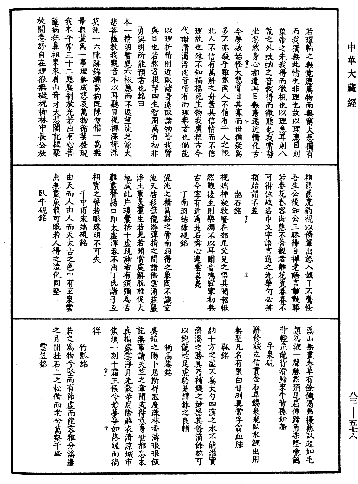 紫柏尊者全集《中華大藏經》_第83冊_第0576頁