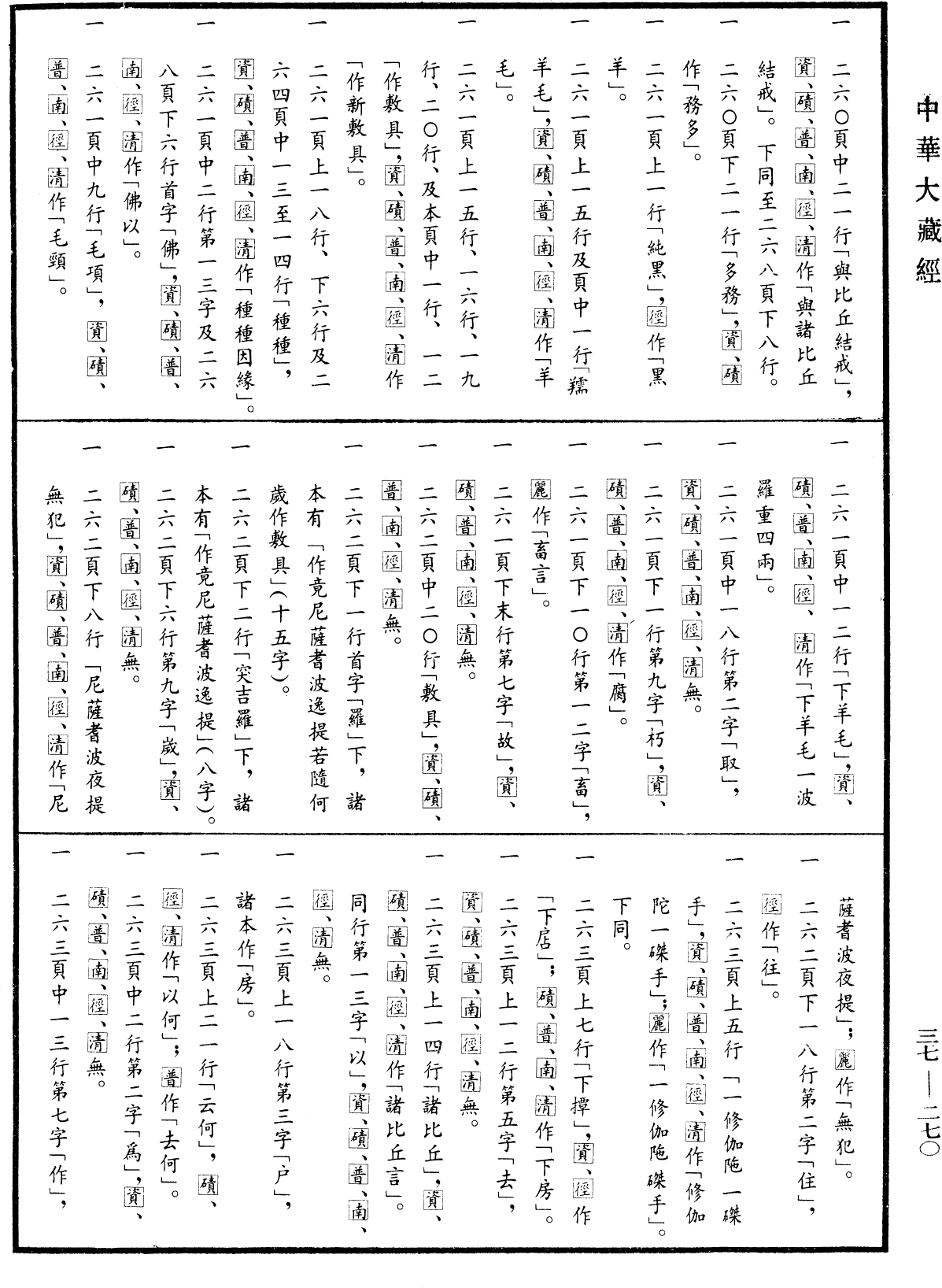 十誦律《中華大藏經》_第37冊_第270頁