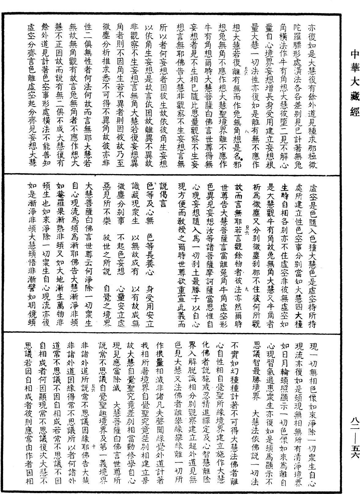 御錄經海一滴《中華大藏經》_第82冊_第0056頁