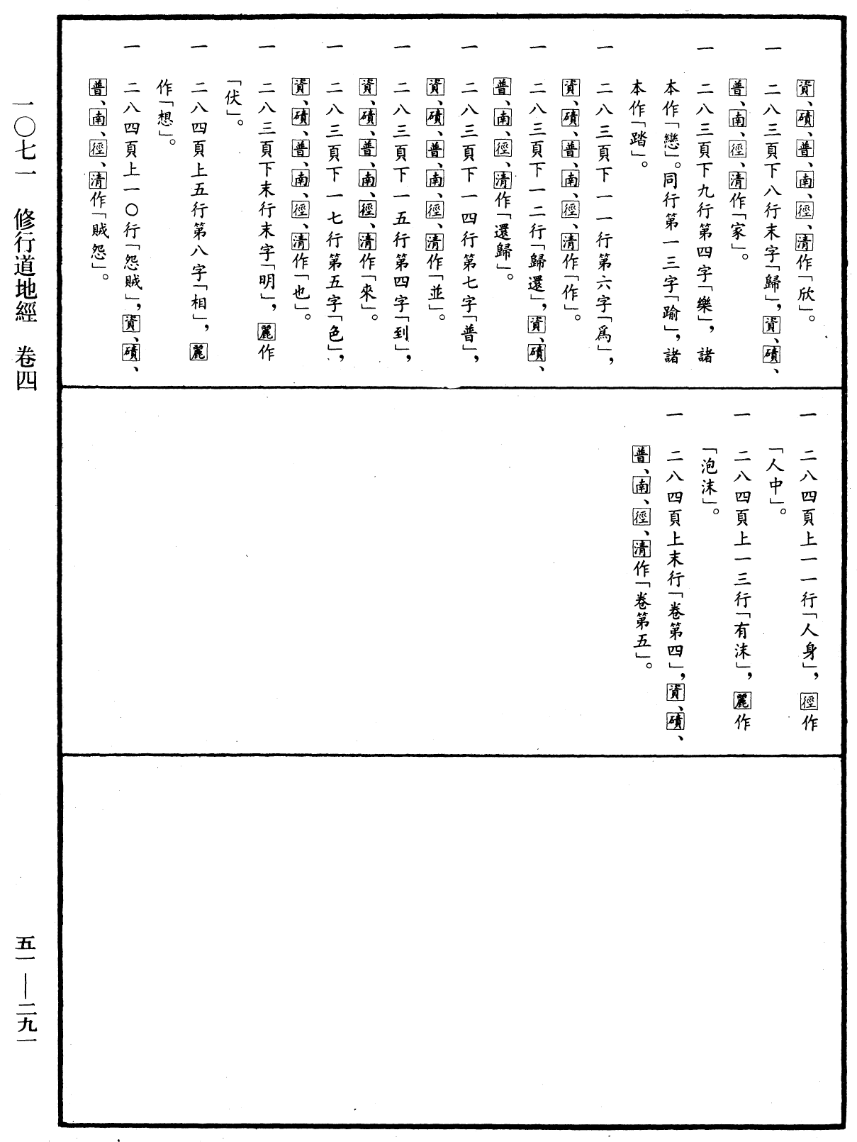 修行道地經《中華大藏經》_第51冊_第291頁4