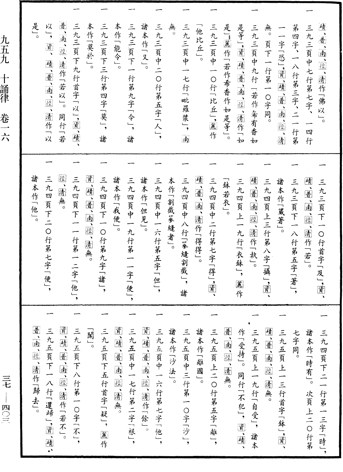 十誦律《中華大藏經》_第37冊_第403頁