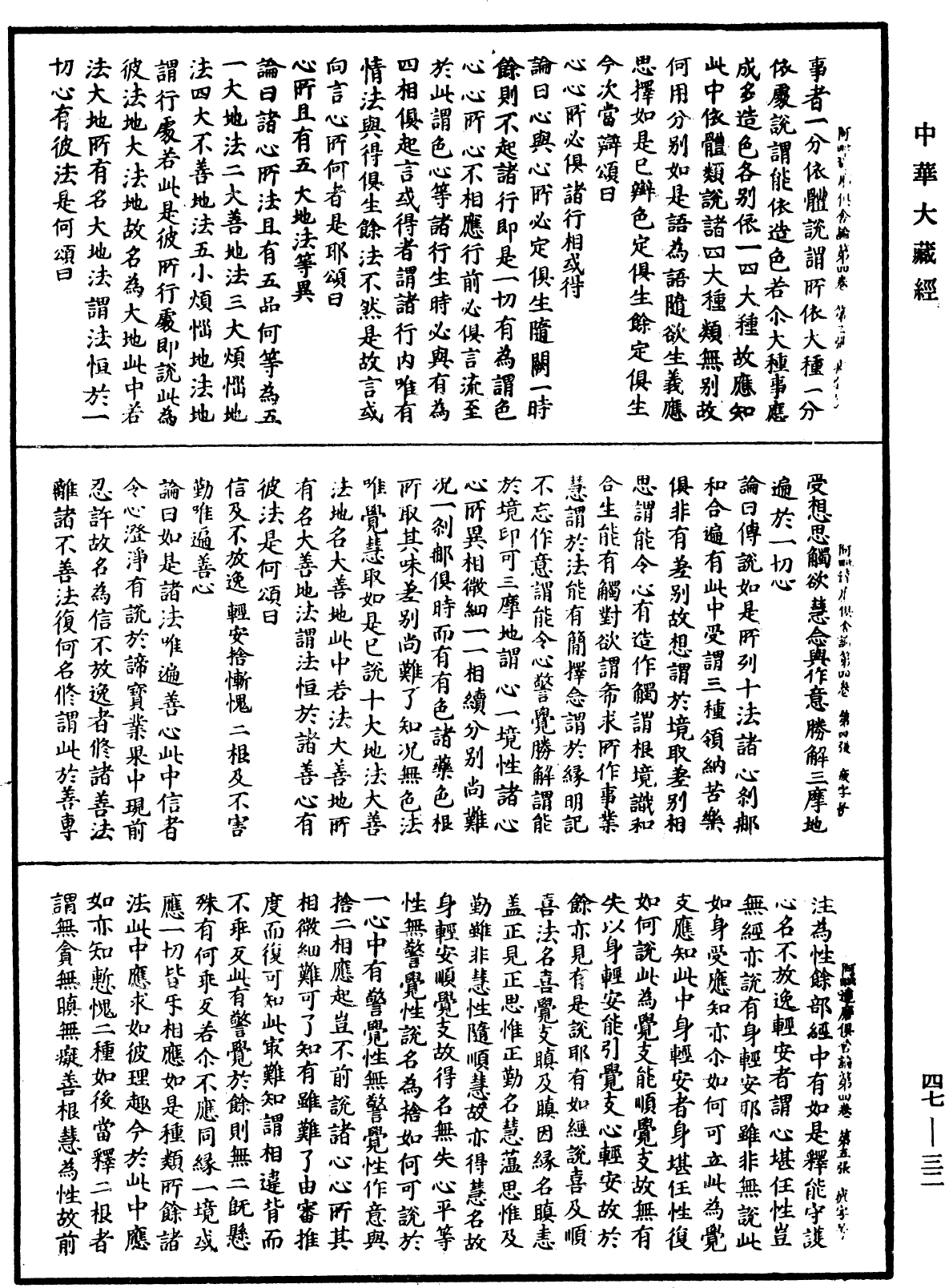 阿毗達磨俱舍論《中華大藏經》_第47冊_第032頁