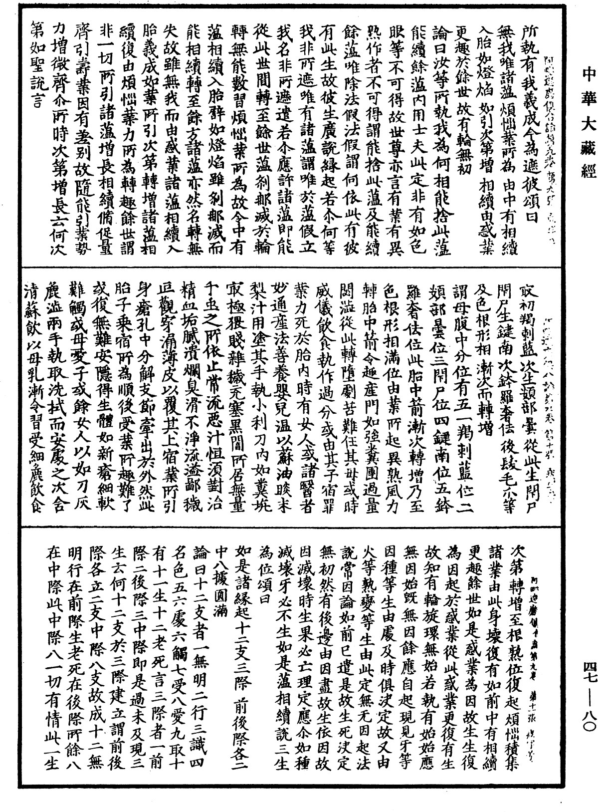 阿毗達磨俱舍論《中華大藏經》_第47冊_第080頁