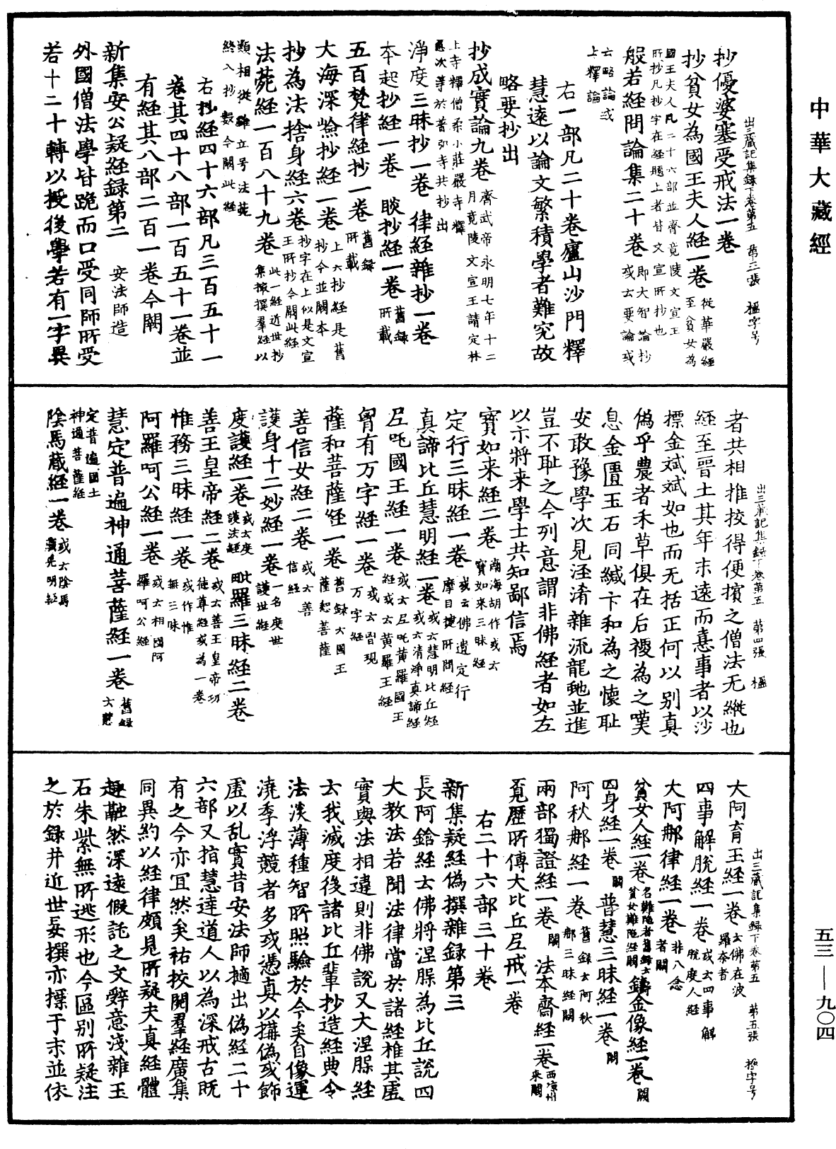 出三藏記集《中華大藏經》_第53冊_第904頁