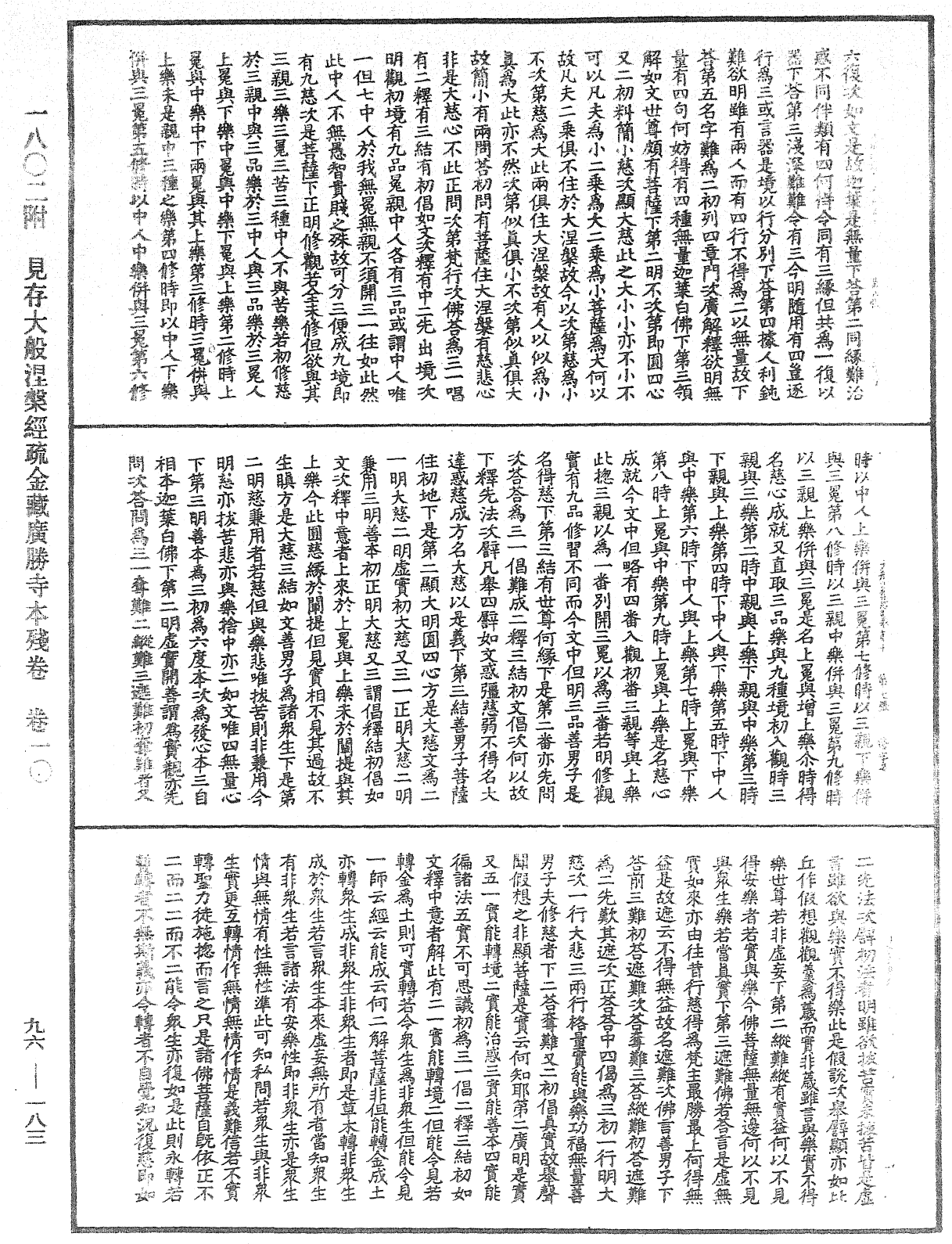 大般涅槃經疏《中華大藏經》_第96冊_第183頁