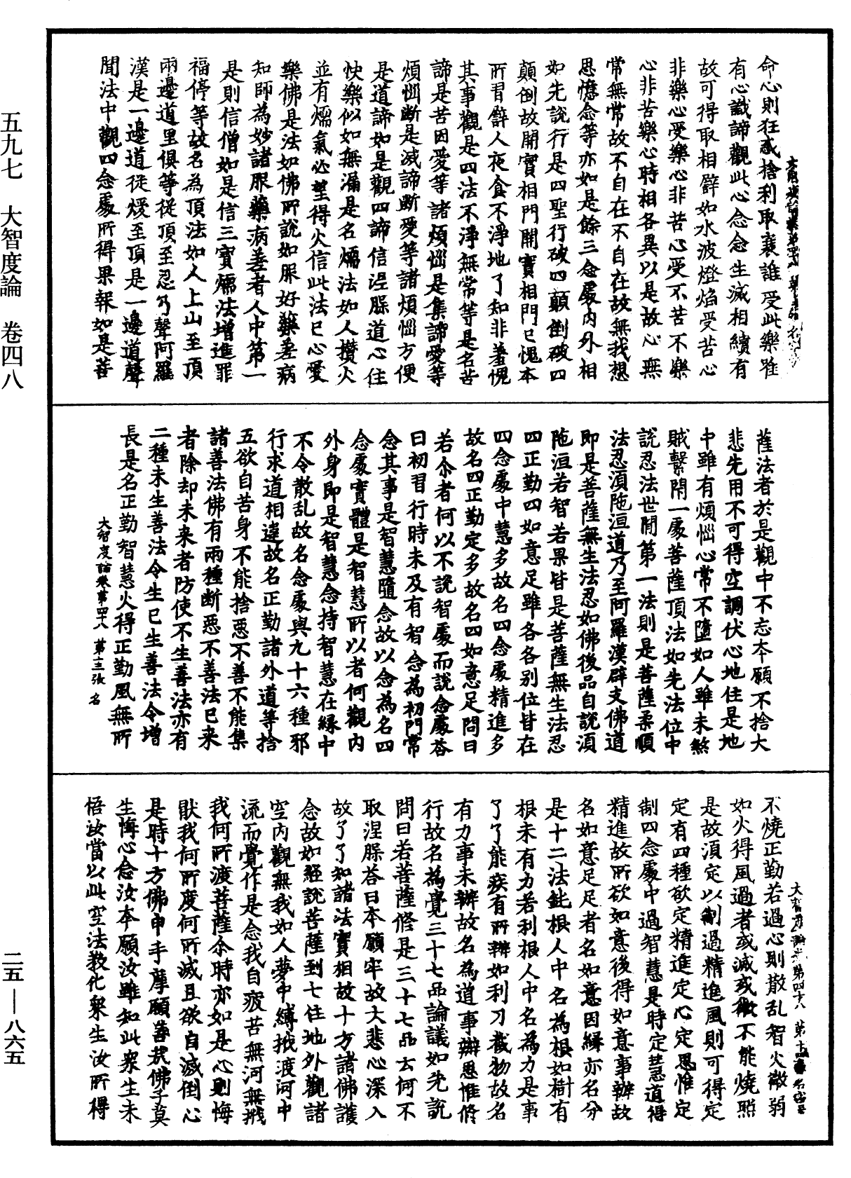 大智度論《中華大藏經》_第25冊_第865頁