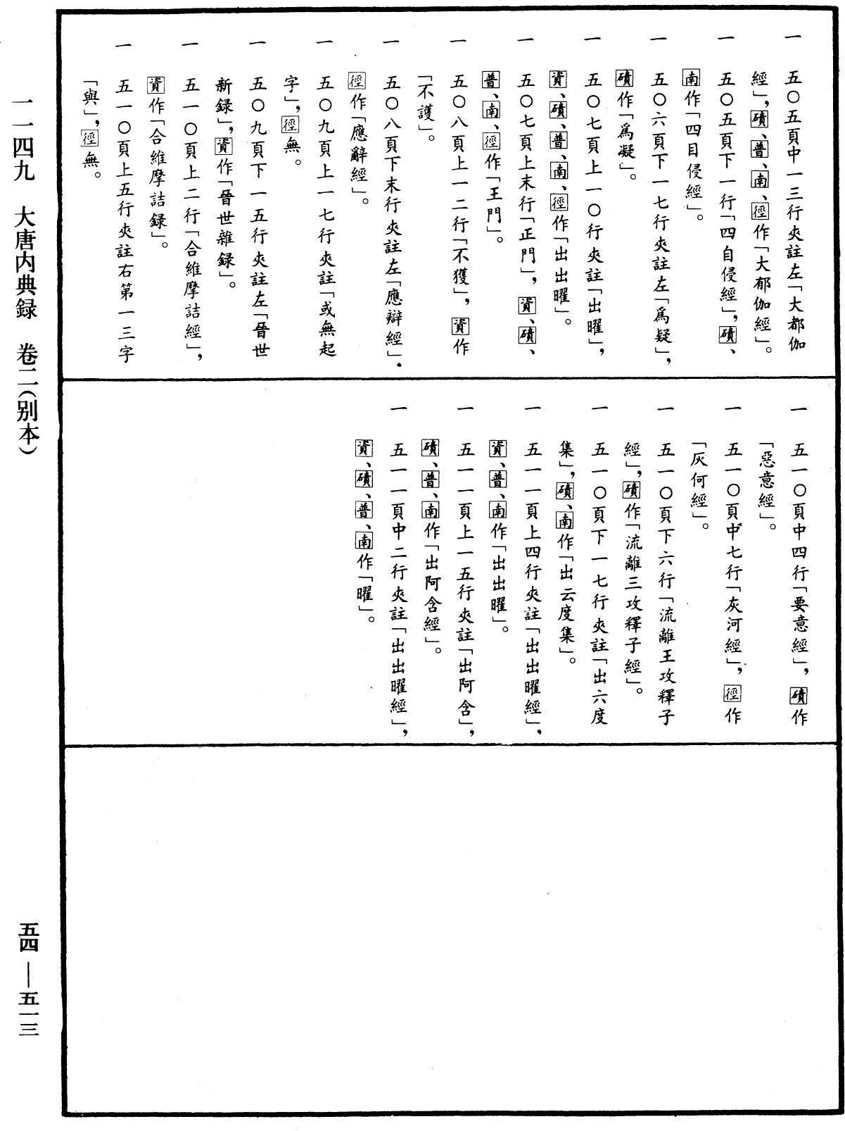 大唐內典錄《中華大藏經》_第54冊_第513頁2