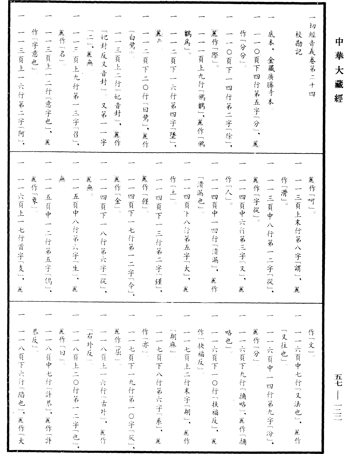 一切經音義《中華大藏經》_第57冊_第0122頁