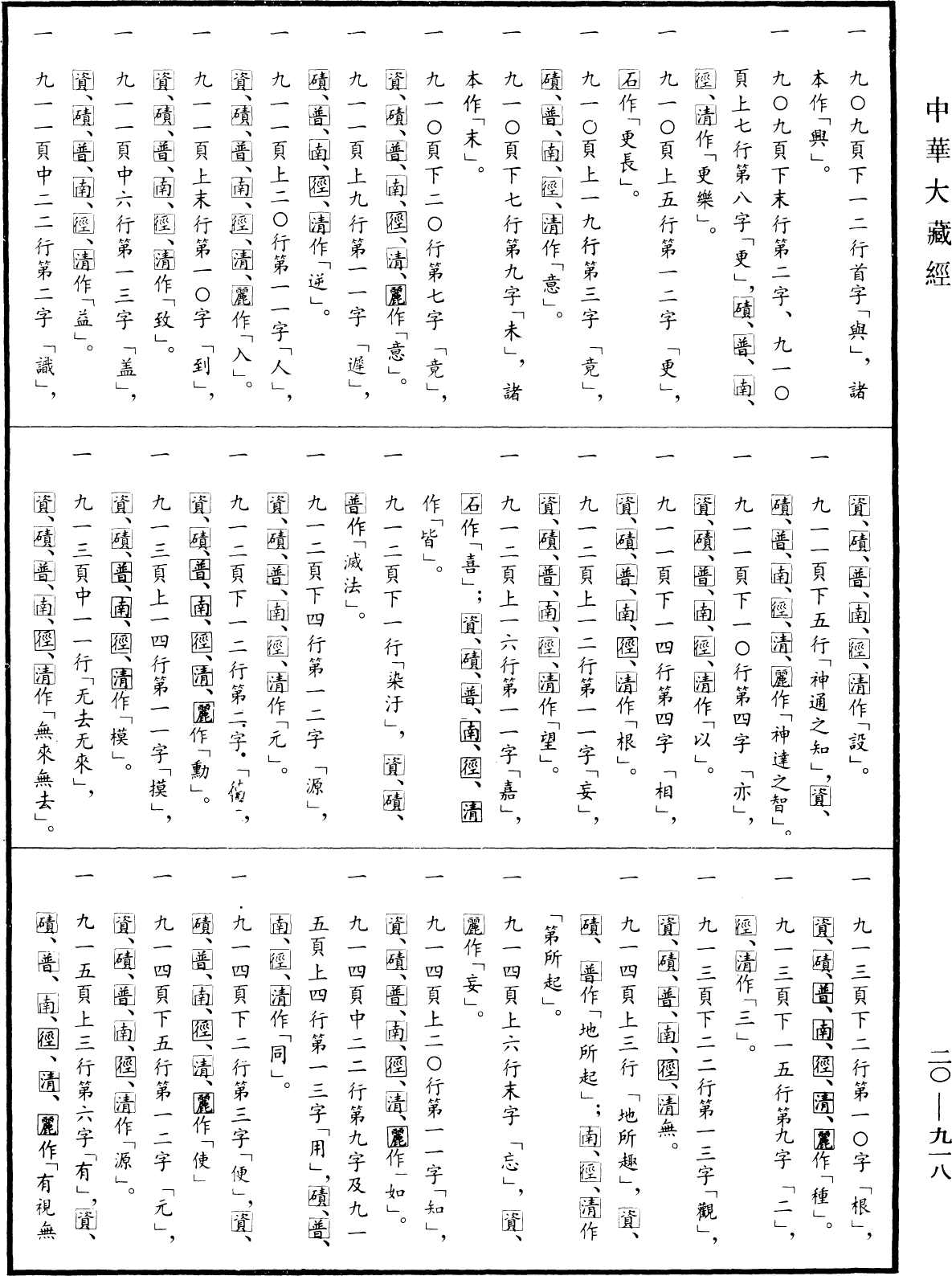 最勝問菩薩十住除垢斷結經《中華大藏經》_第20冊_第0918頁