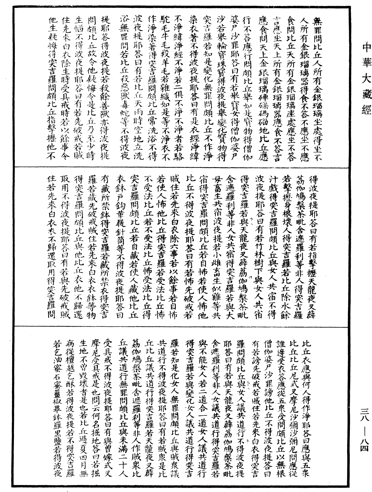 十誦律《中華大藏經》_第38冊_第084頁