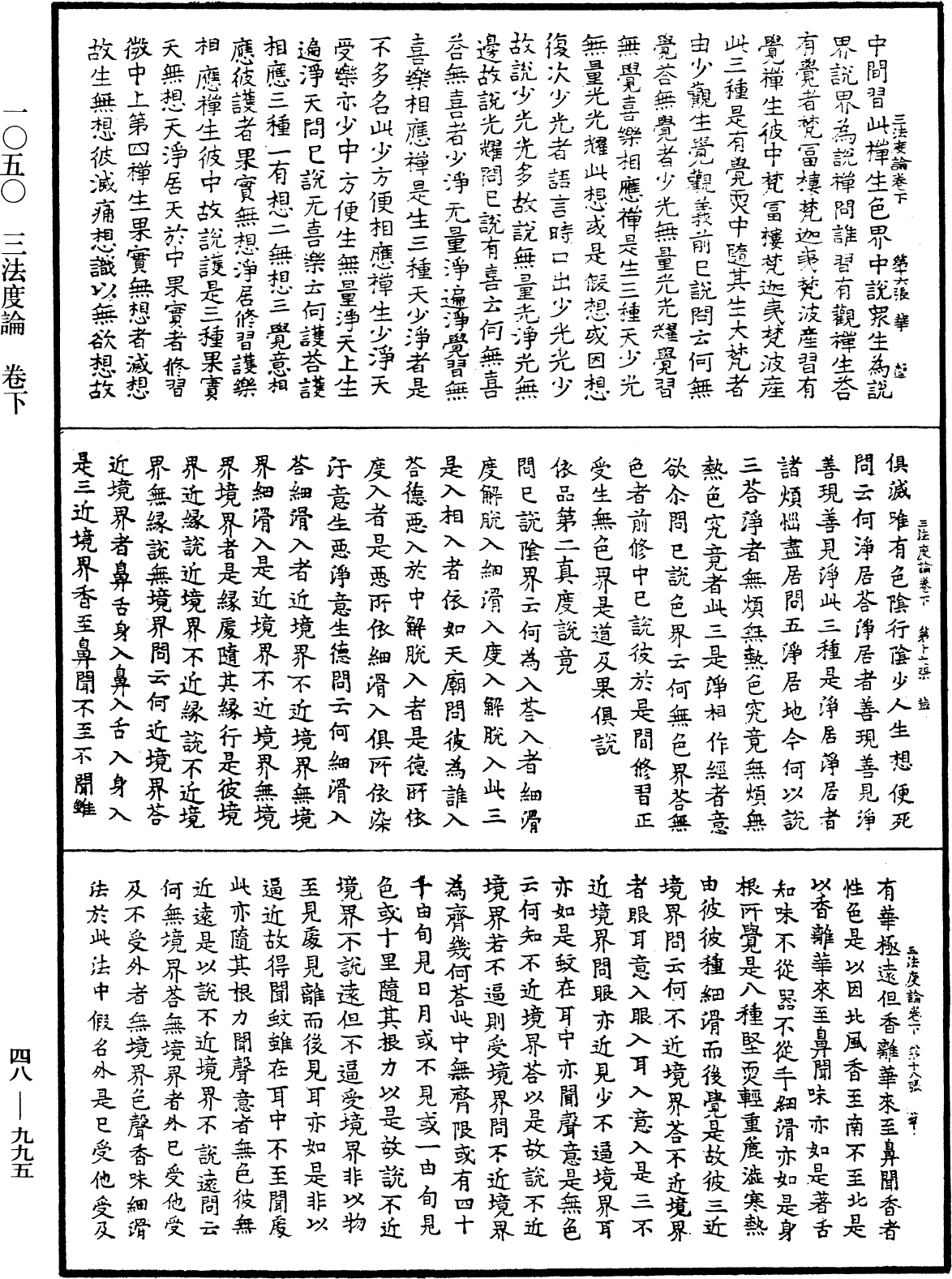 三法度論《中華大藏經》_第48冊_第0995頁