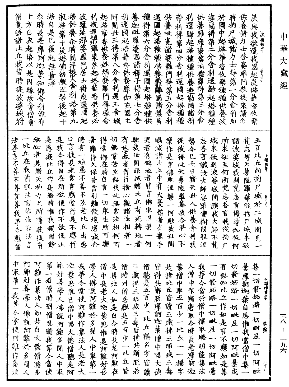 十誦律《中華大藏經》_第38冊_第196頁