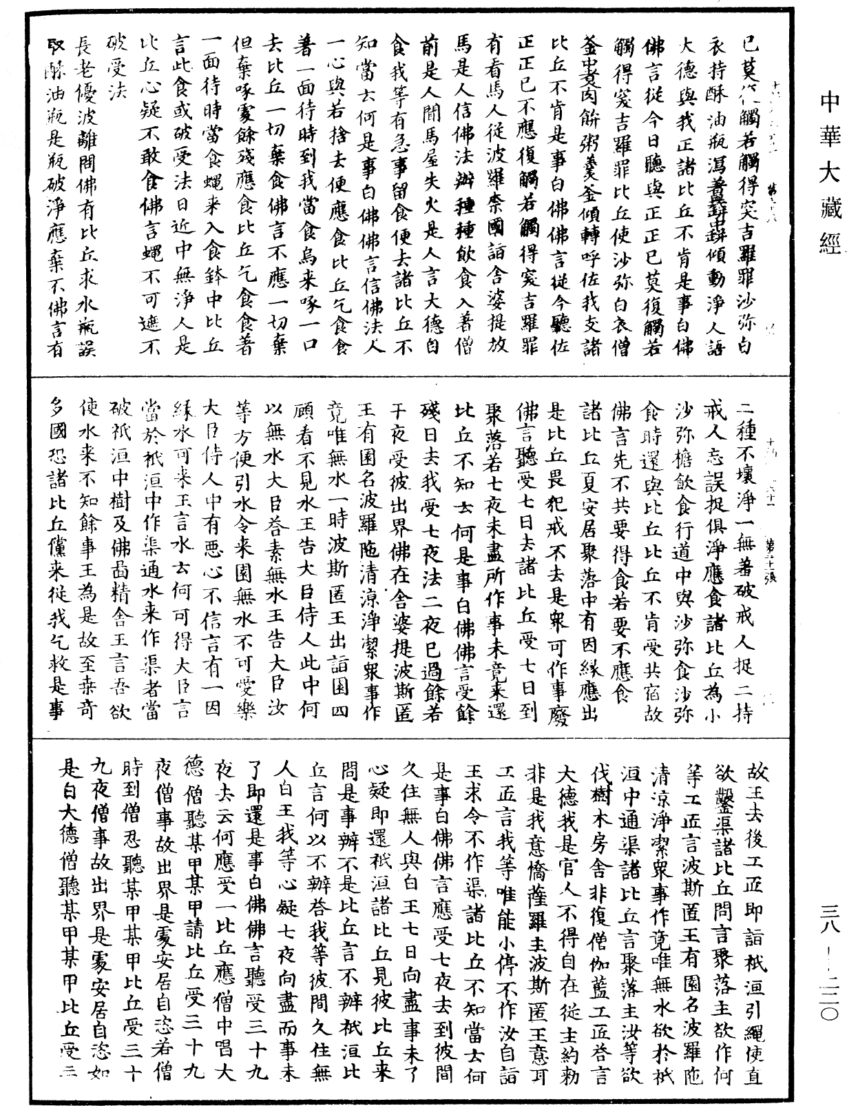 十誦律《中華大藏經》_第38冊_第220頁