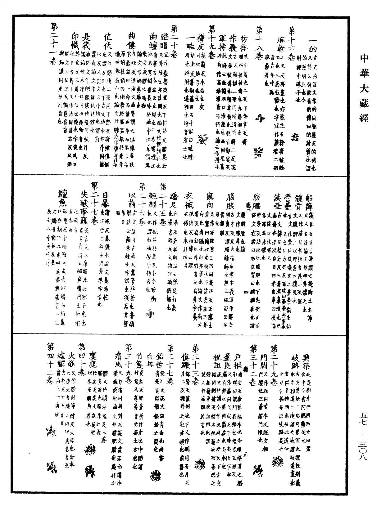 一切經音義《中華大藏經》_第57冊_第0308頁