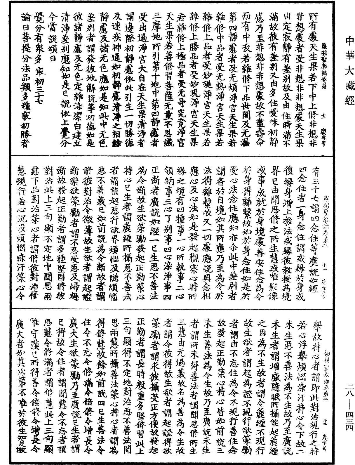 顯揚聖教論《中華大藏經》_第28冊_第0434頁