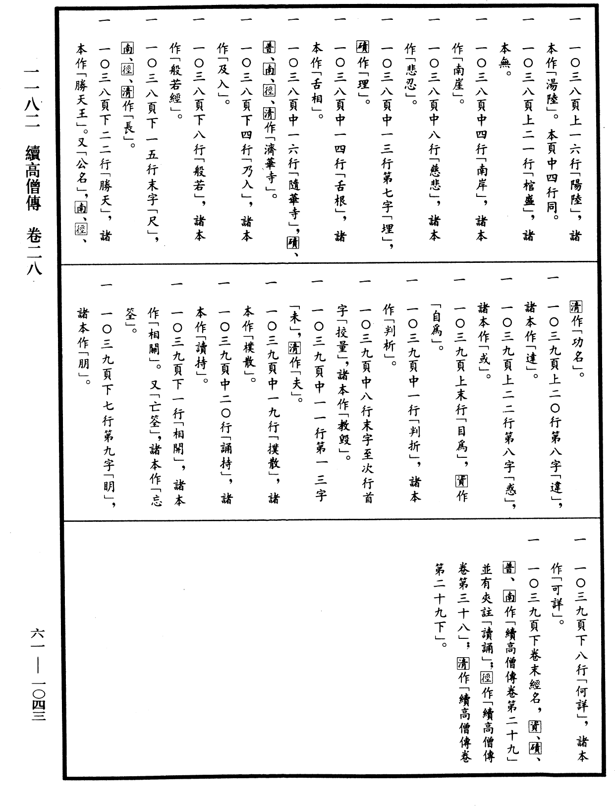 續高僧傳《中華大藏經》_第61冊_第1043頁