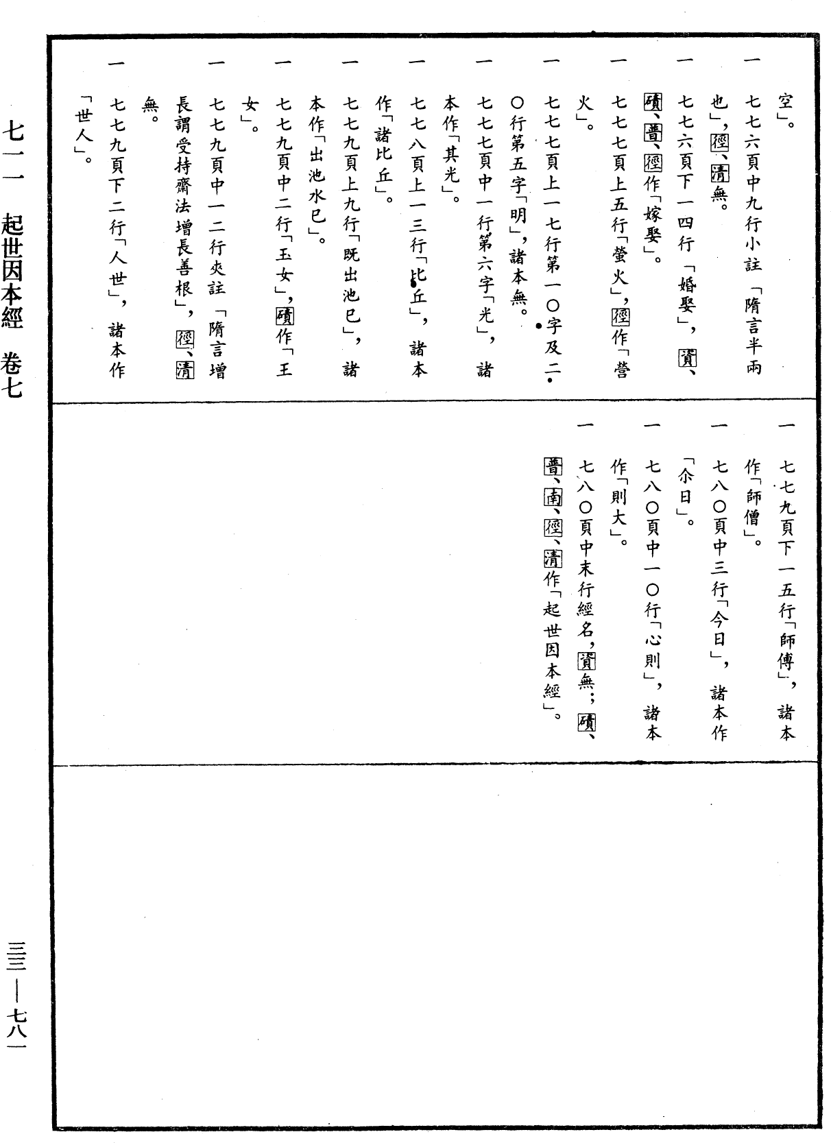 起世因本經《中華大藏經》_第33冊_第0781頁7