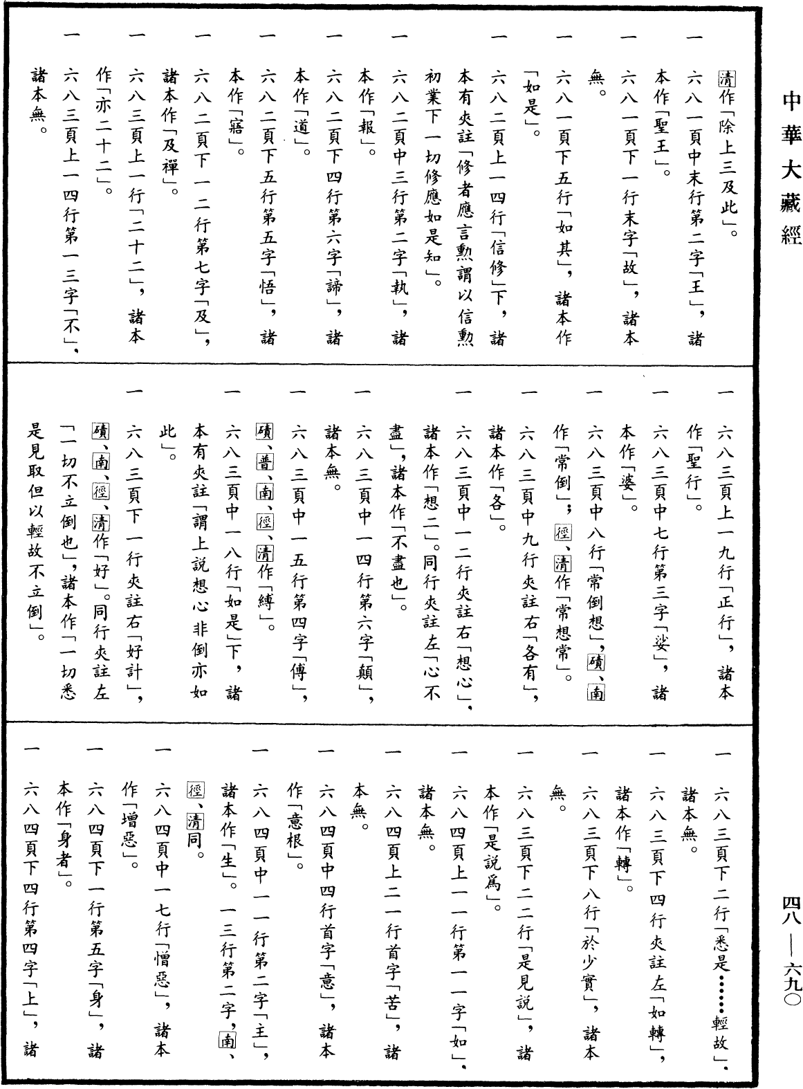 雜阿毗曇心論《中華大藏經》_第48冊_第0690頁