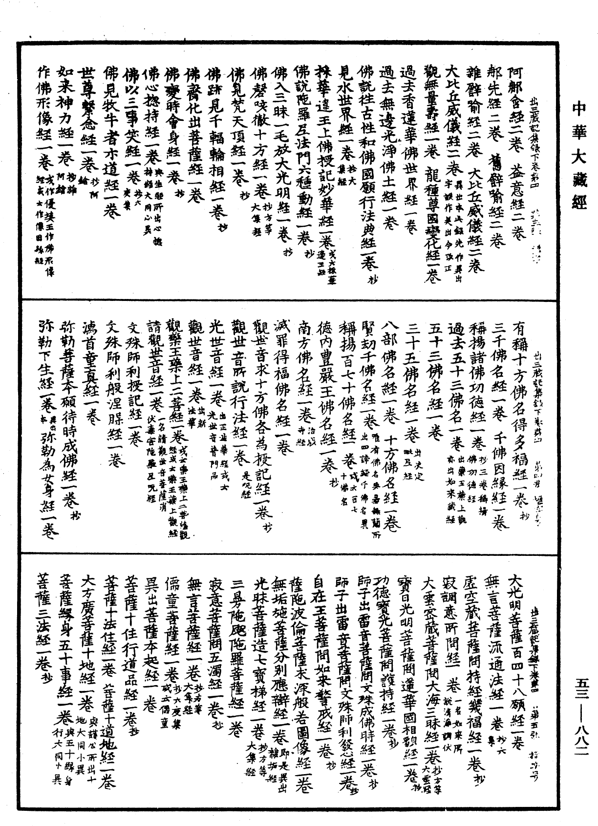 出三藏记集《中华大藏经》_第53册_第882页