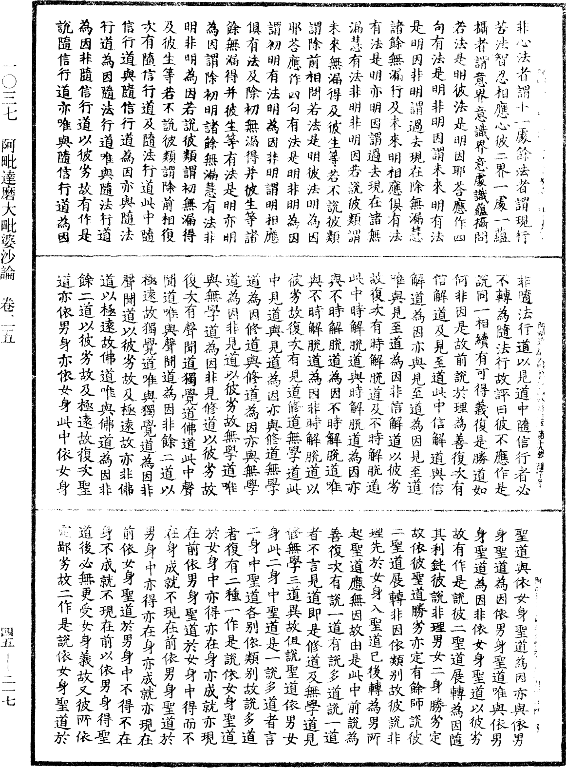 阿毗達磨大毗婆沙論《中華大藏經》_第45冊_第217頁