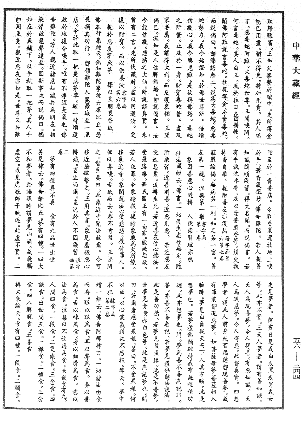 大藏一览集《中华大藏经》_第56册_第0344页