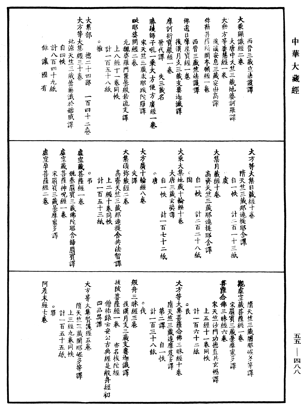 開元釋教錄略出《中華大藏經》_第55冊_第488頁