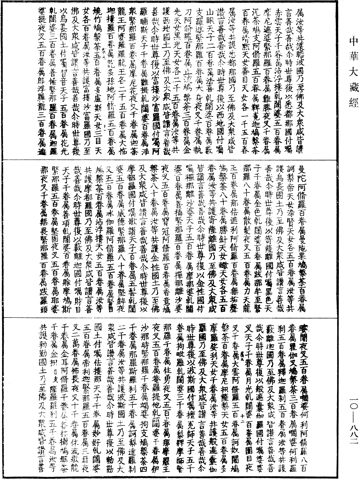 大方等大集月藏經《中華大藏經》_第10冊_第882頁