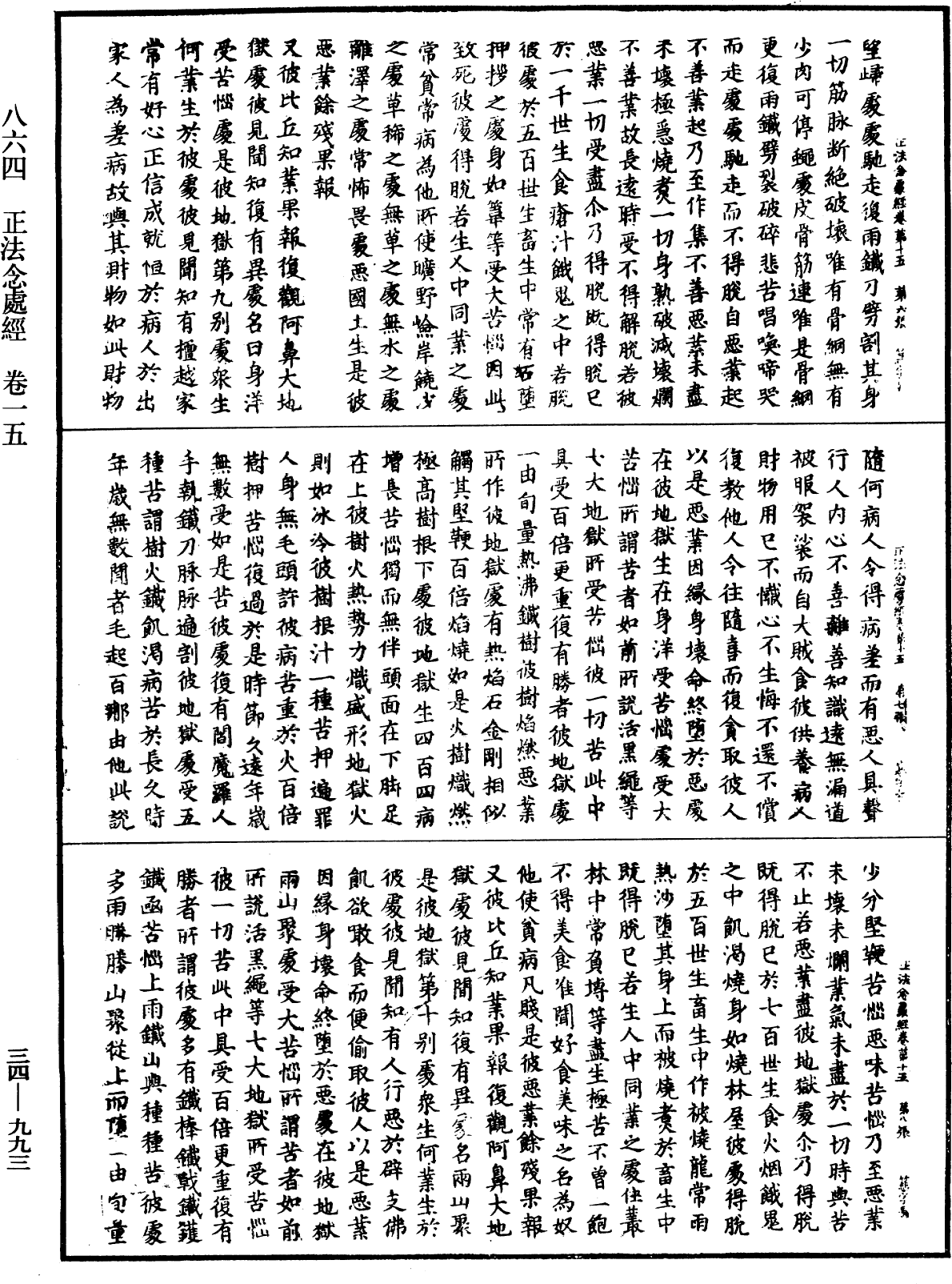 正法念處經《中華大藏經》_第34冊_第0993頁