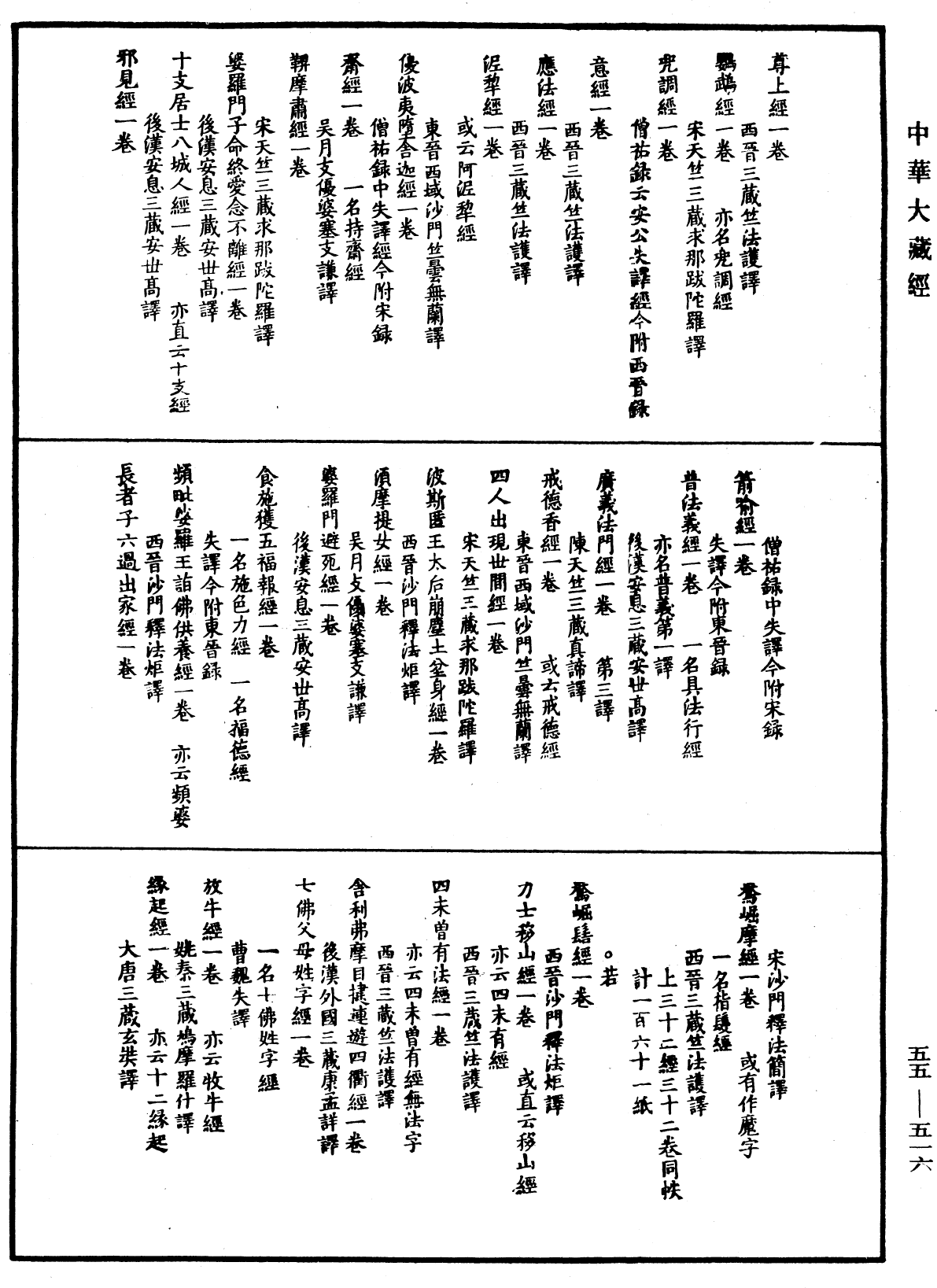 開元釋教錄略出《中華大藏經》_第55冊_第516頁