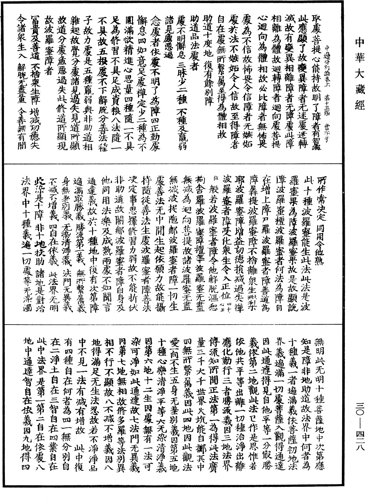 中邊分別論《中華大藏經》_第30冊_第0428頁