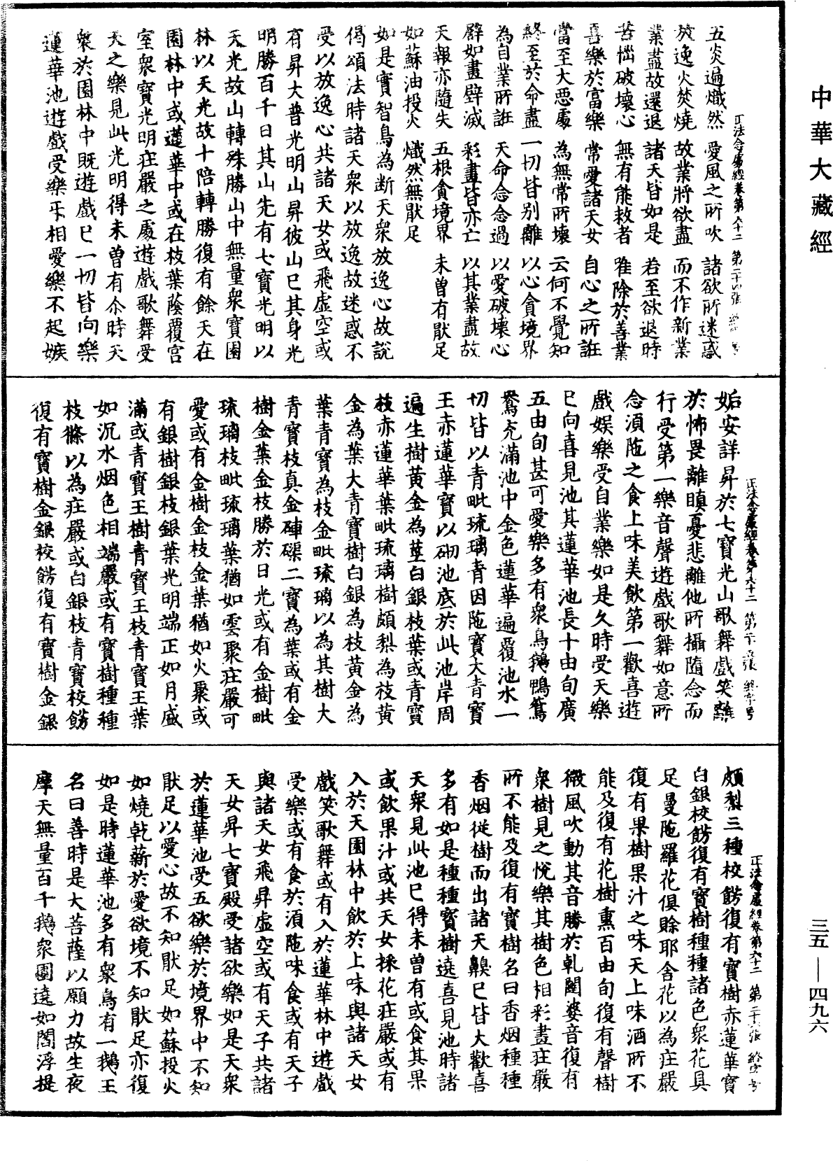 正法念處經《中華大藏經》_第35冊_第0496頁