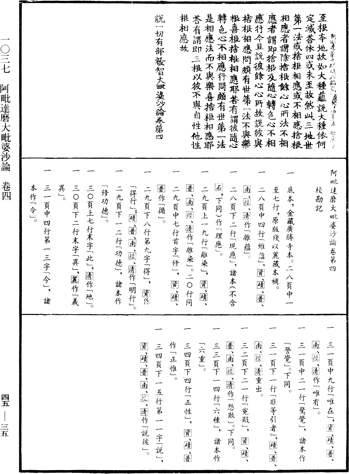 阿毗達磨大毗婆沙論《中華大藏經》_第45冊_第035頁4