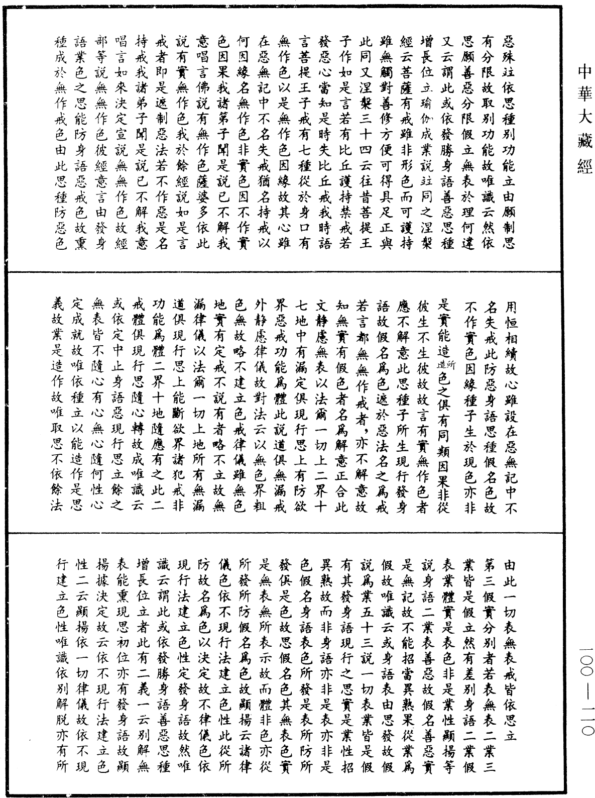 法苑義林《中華大藏經》_第100冊_第110頁