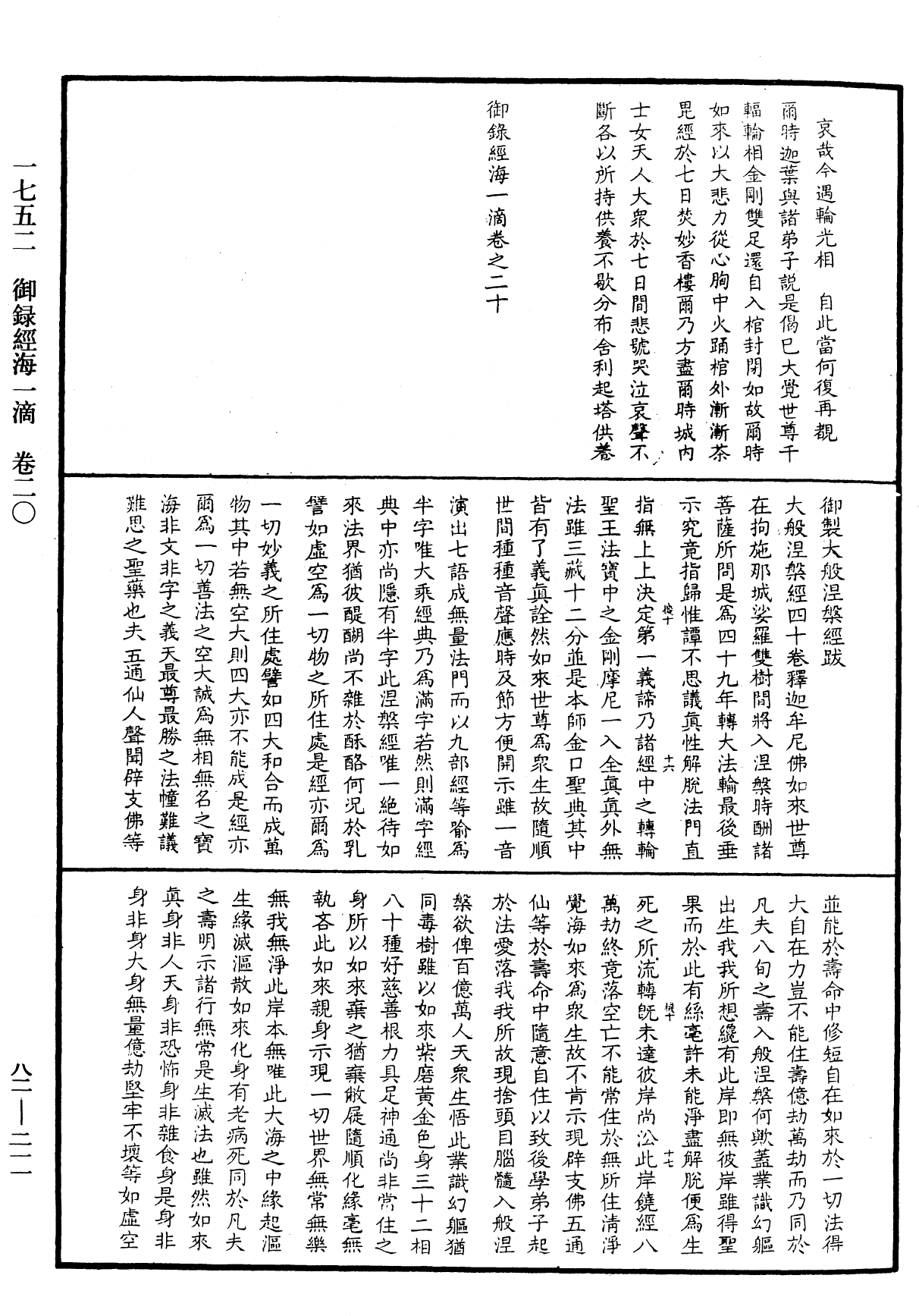 御錄經海一滴《中華大藏經》_第82冊_第0211頁