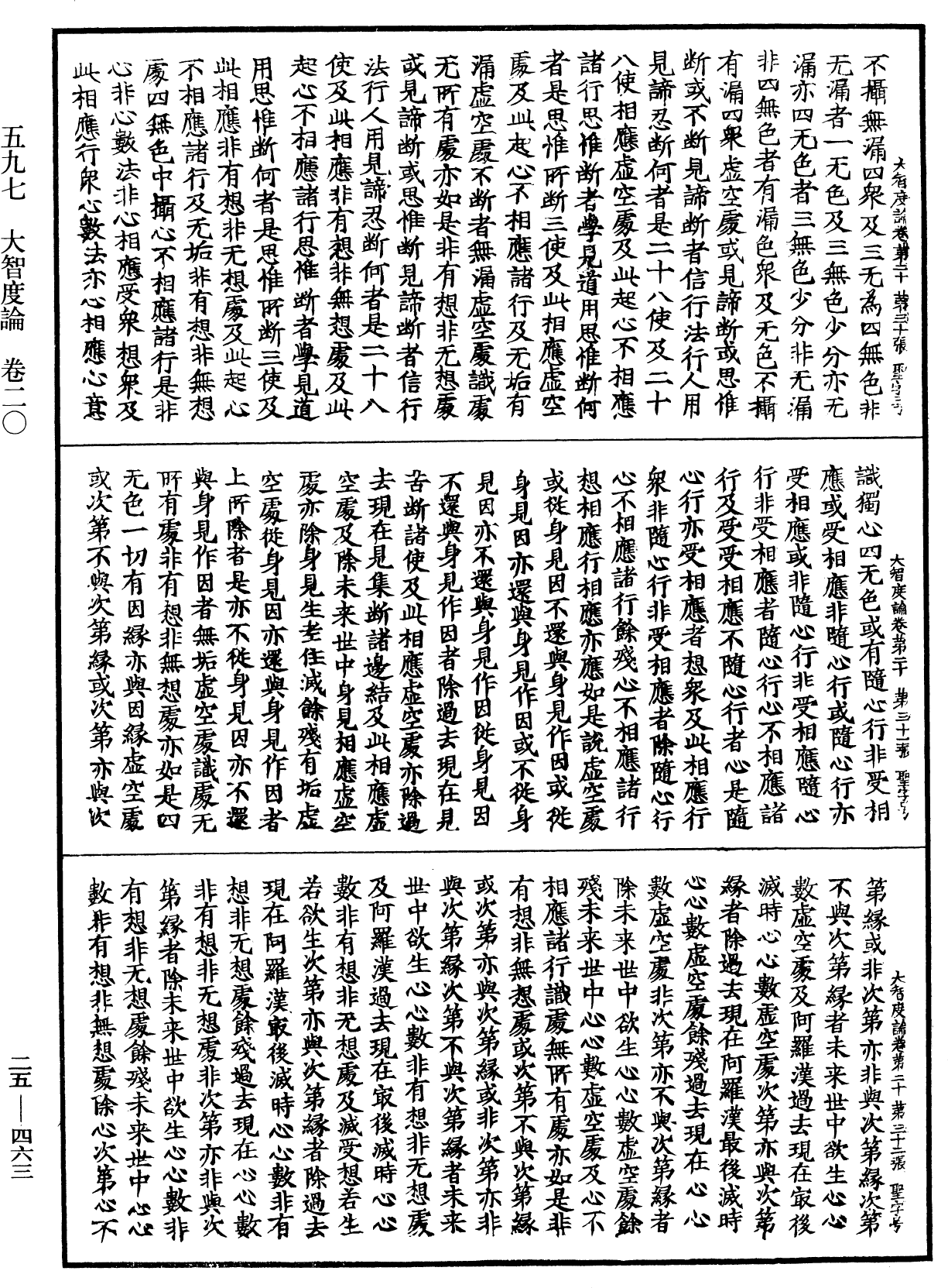 大智度論《中華大藏經》_第25冊_第463頁