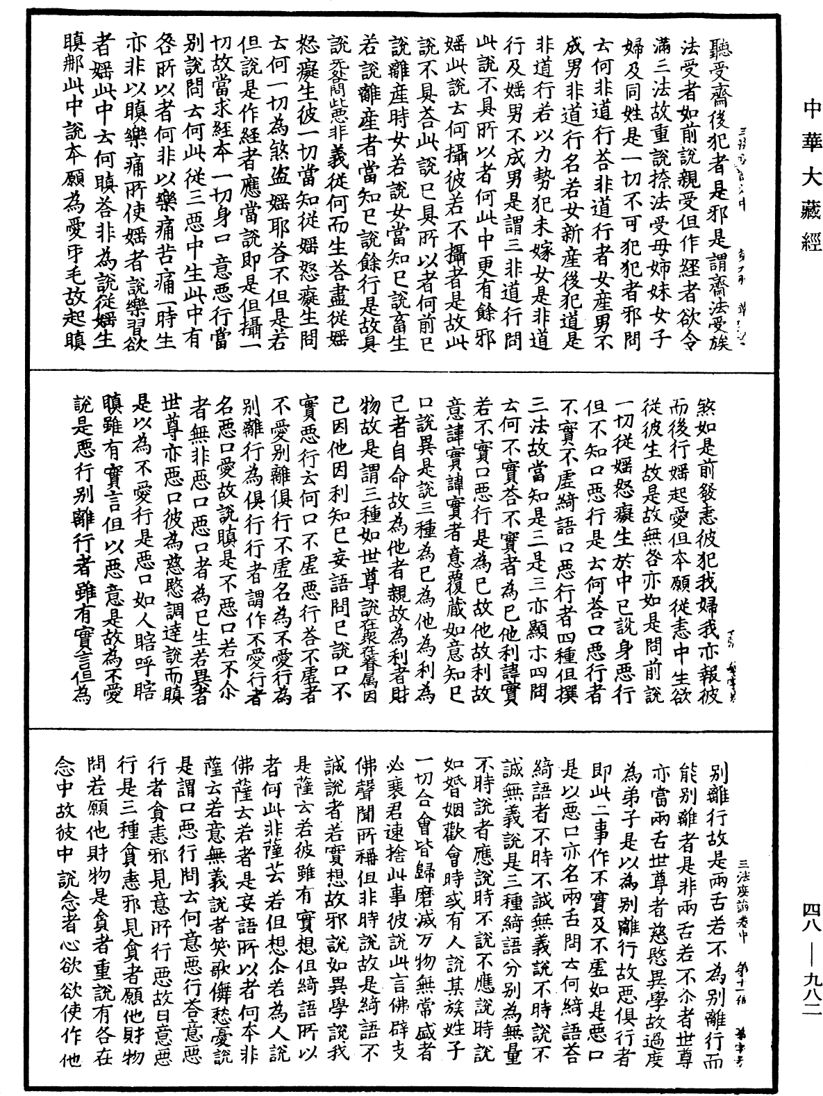 三法度論《中華大藏經》_第48冊_第0982頁