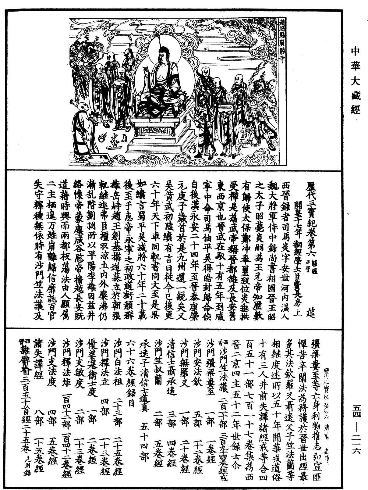 歷代三寶紀《中華大藏經》_第54冊_第216頁