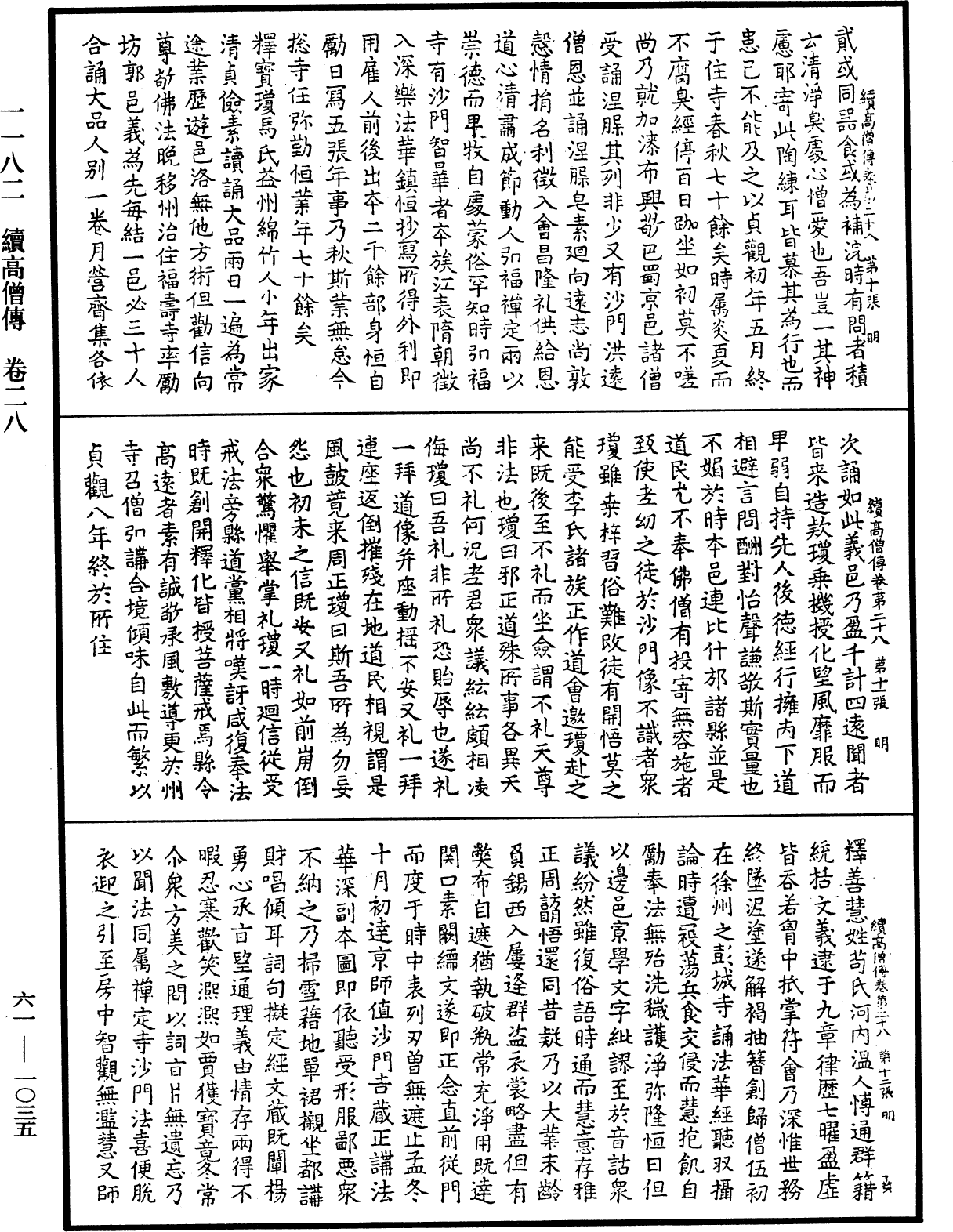 續高僧傳《中華大藏經》_第61冊_第1035頁