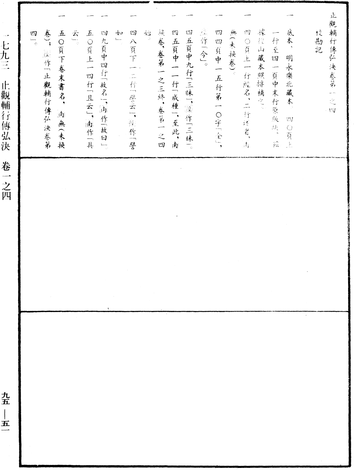 止觀輔行傳弘決《中華大藏經》_第95冊_第051頁