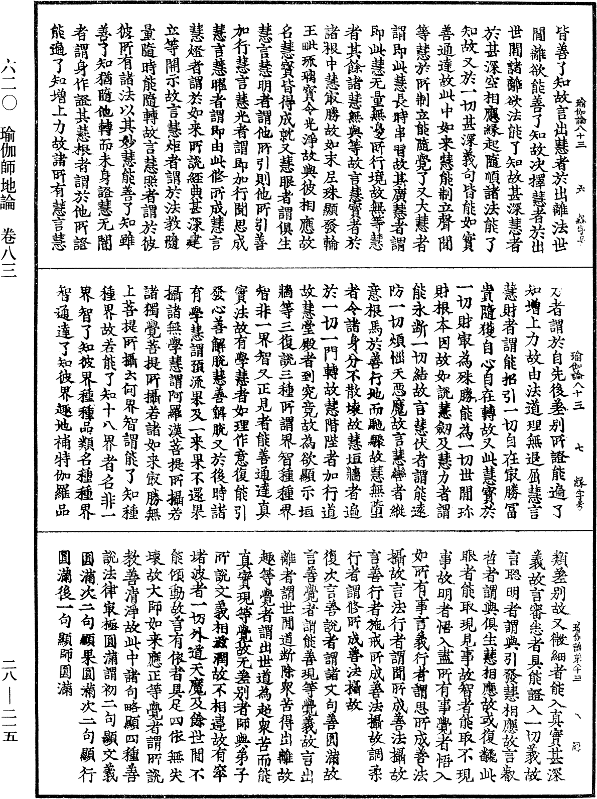 瑜伽師地論《中華大藏經》_第28冊_第0215頁