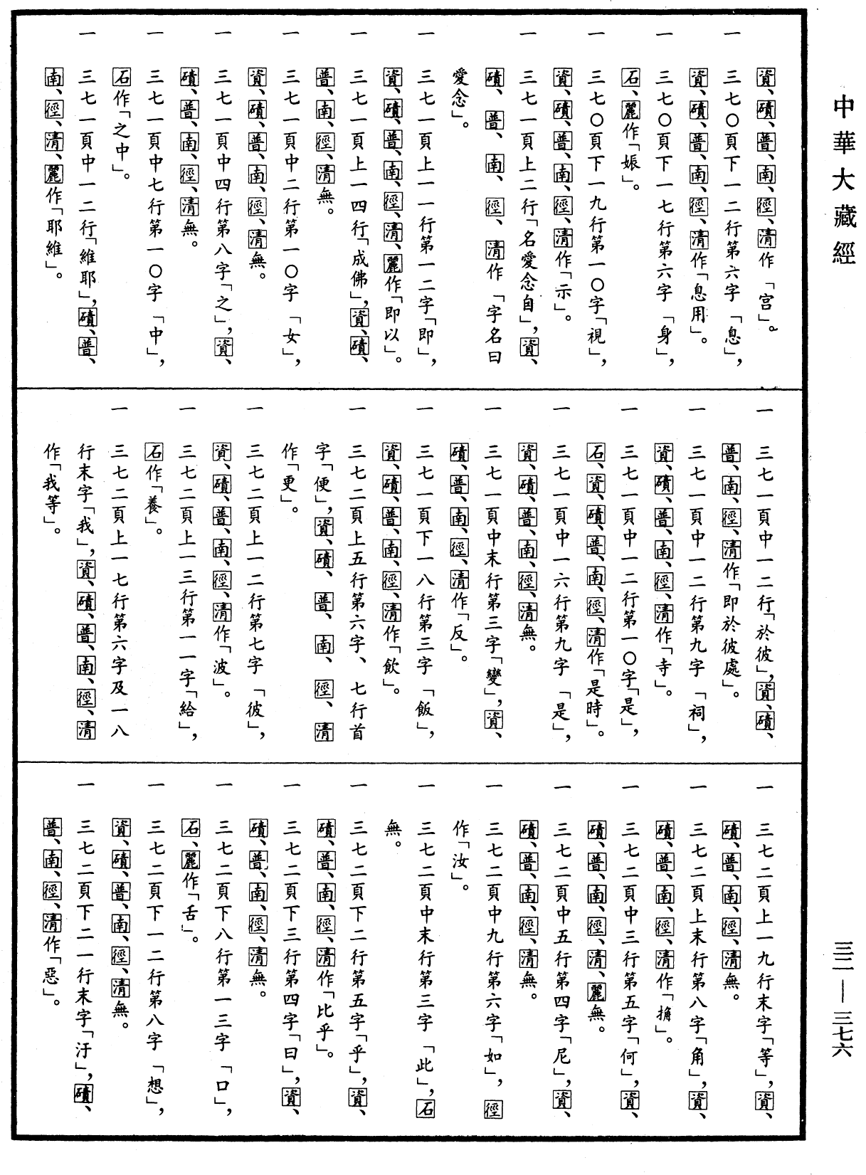 增壹阿含經《中華大藏經》_第32冊_第0376頁32