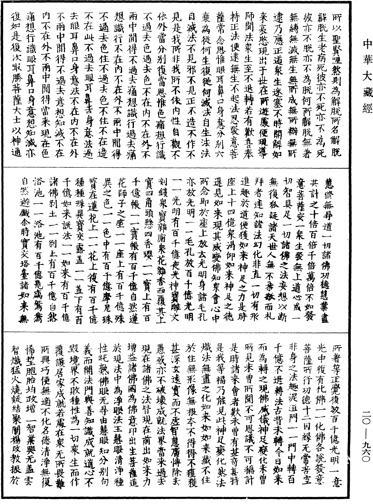 最勝問菩薩十住除垢斷結經《中華大藏經》_第20冊_第0960頁