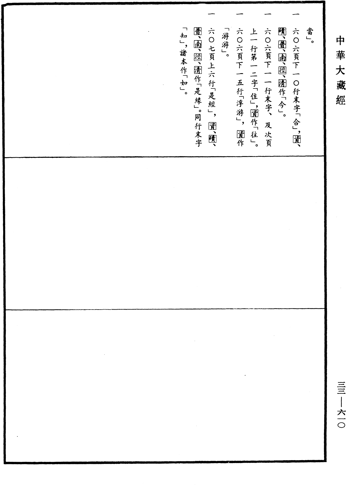 佛說梵網六十二見經《中華大藏經》_第33冊_第0610頁