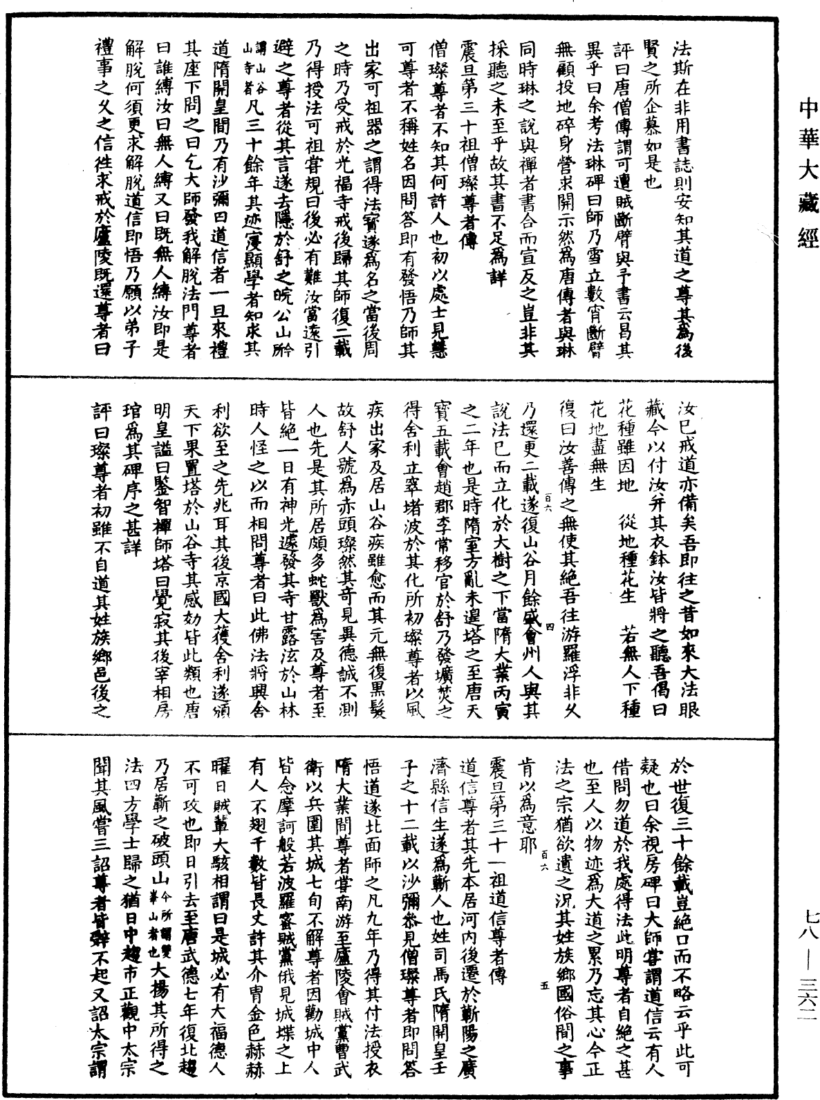 傳法正宗記《中華大藏經》_第78冊_第0362頁