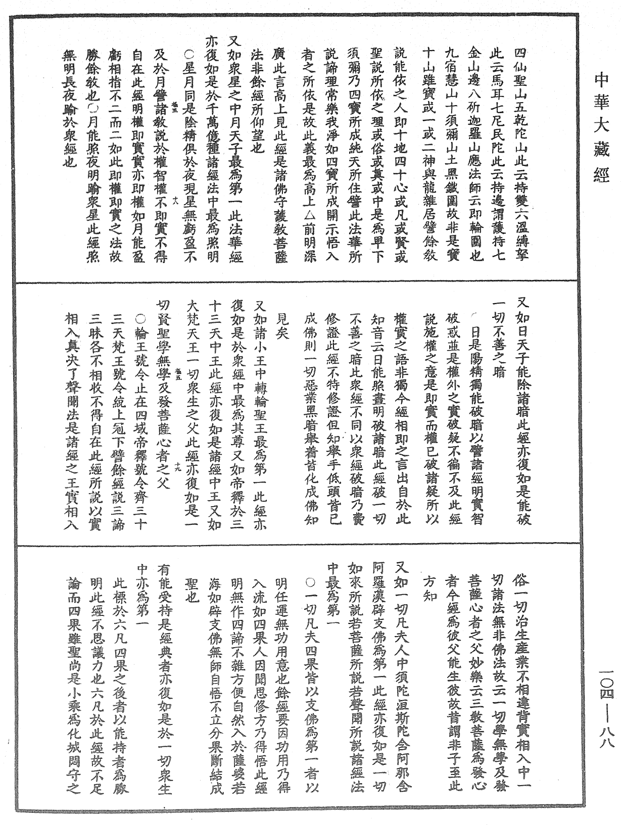 妙法莲华经授手《中华大藏经》_第104册_第088页