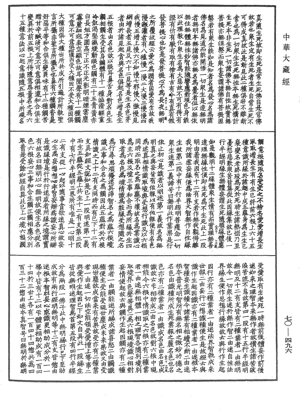 大方廣佛華嚴經合論《中華大藏經》_第70冊_第0496頁